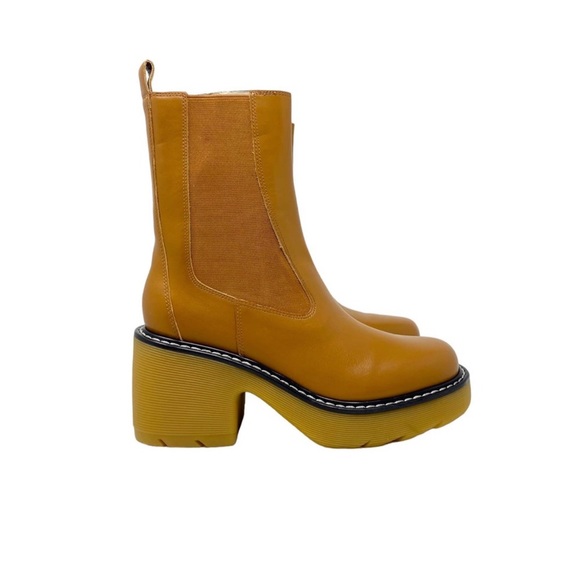 NEW Marc Fisher LTD Fredy Lug Sole Platform Bootie Size 8.5 - Picture 1 of 10